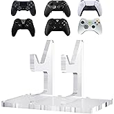 Linkidea Acrylic Assembly Stand, Compatible with Xbox, PlayStation, Steam, Switch, PC Controller, Gaming Table Storage & Decoration Rack (Clear)