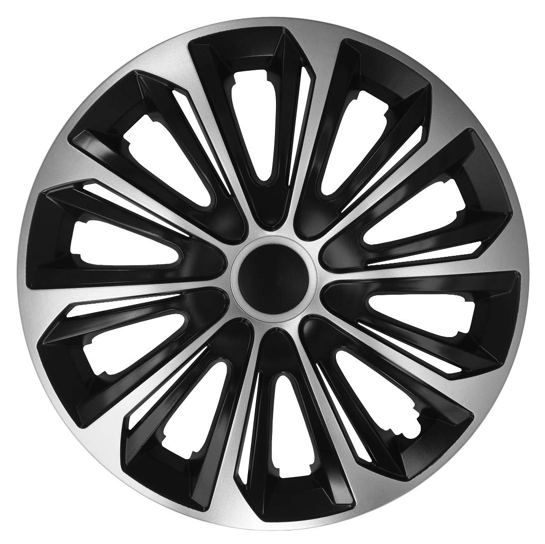 NRM Strong Duocolour Universal Wheel Trims! SET of 4 Caps! (Black