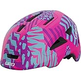 Giro Scamp II Youth Bike Helmet - Matte Pink Animal - Size S (49–53 cm)