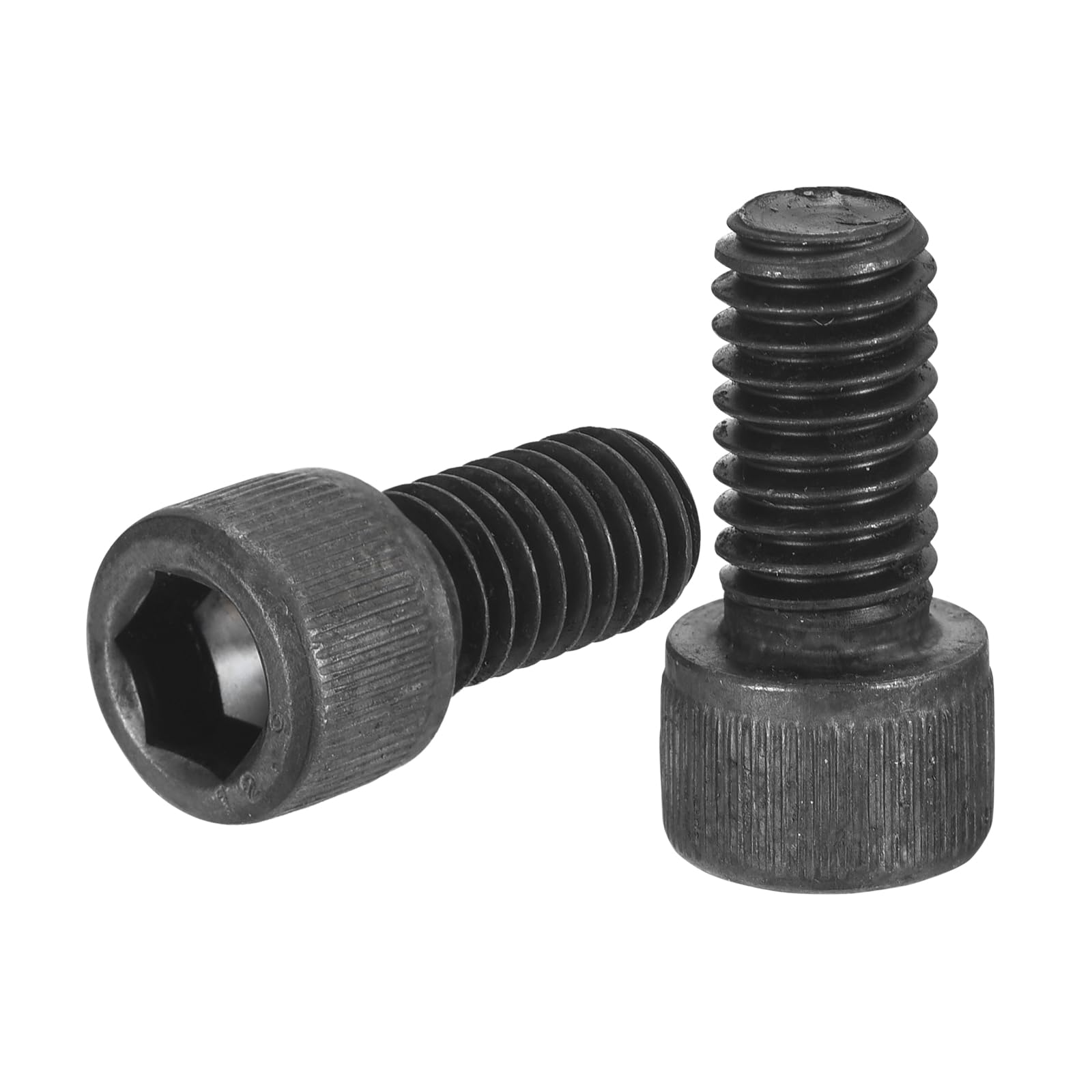 uxcell Hex Socket Bolts (3/8"-16x3/4"), Grade 12.9 Carbon Steel Hex Socket Drive Screws, Black, 10 Pcs