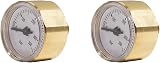 worien 2X 28mm Dial Air Pressure Gauge Manometer 350Bar 1/8 BSPP Thread PCP view 1