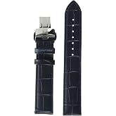 Tissot Leather Blue Watch Strap, 19 (Model: T852032781)