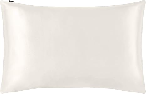 Amazon Lilysilk リリーシルク シルク枕カバー 滑らかなピローケース 柔らかい19匁シルク 防ダニ 美肌美髪 静電気防止 四季適用 高級ホテルエレガントデザイン 額縁無し 封筒式 43x63cm アイボリー 枕カバー ピローケース オンライン通販