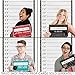 Big Dot of Happiness Mug Shot - Photo Booth Height Chart Backdrop - 36 x 60 inches