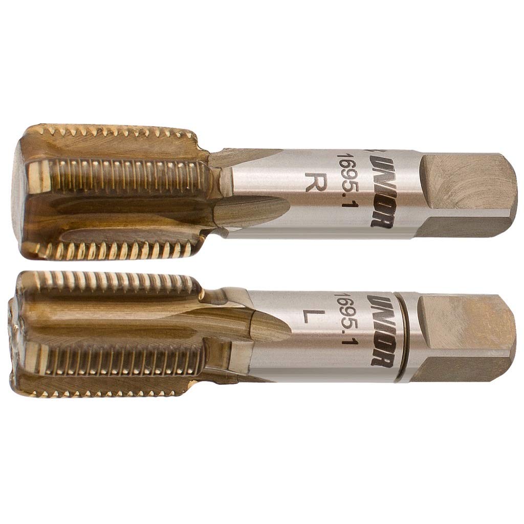 Unior URT109 Pedal Taps Pair - Silver, M16 x 1.25