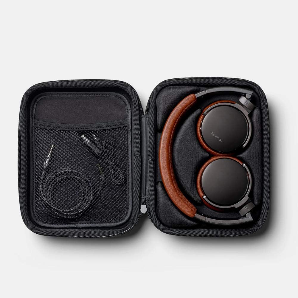 Status Audio BT One Wireless On-Ear Headphones - Bluetooth 5.0. + aptX, 30 Hours of Battery, USB-C + Quick Charge, Award Winning Sound + Minimalist Metal Design, Gunmetal Grey + Brown (Umber): Home Audio & Theater
