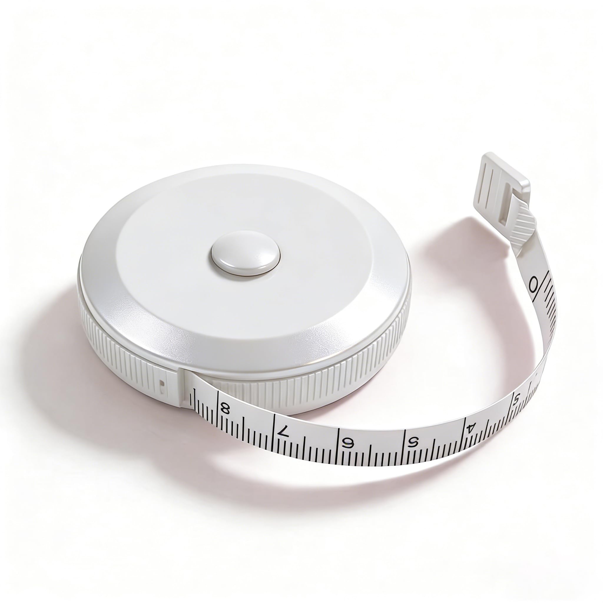 WINTAPE 2PCS Measuring Tape for Body,Soft Tape Measure for Body Sewing Fabric Tailor Cloth Craft Measurement Tape，60 Inch/1.5M Pink Retractable Dual Sided Measure Tape Set (White+Black)