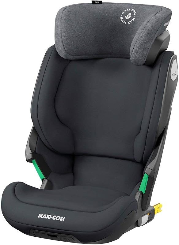 Kore i-Size Seggiolino auto per bambini 3,5 - 12 anni, 100 - 150 cm, ISOFIX, Altezza/Larghezza regolabile, Sistema di protezione laterale SPS Plus, Authentic Graphite
