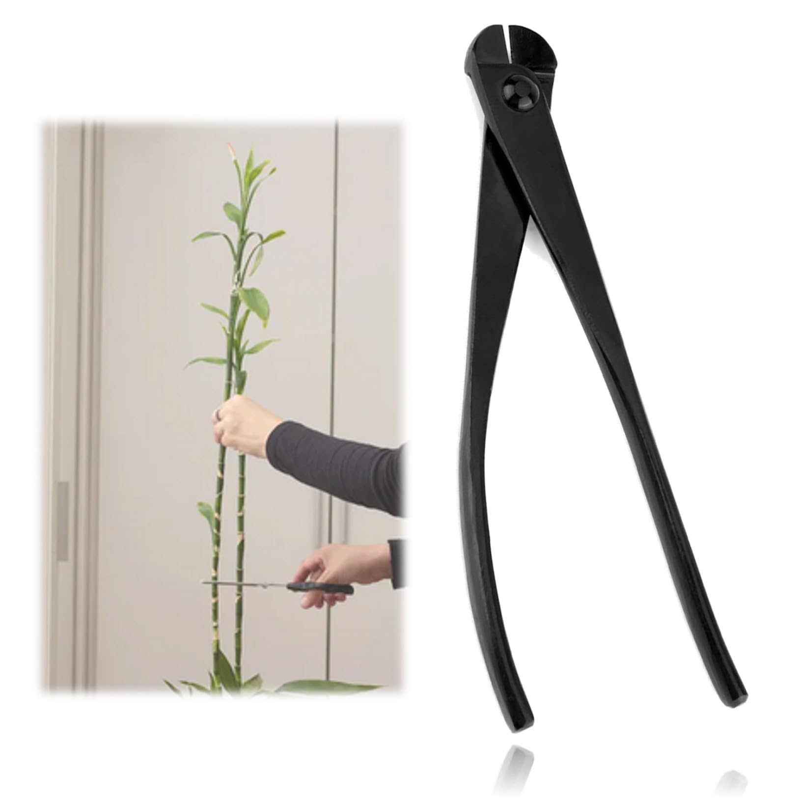 BOLORAMO Bonsai Cutter Ligature Wire Ergonomic Handles Manganese Steel Alloy Material for Experts Cutters Ligature Bonsai
