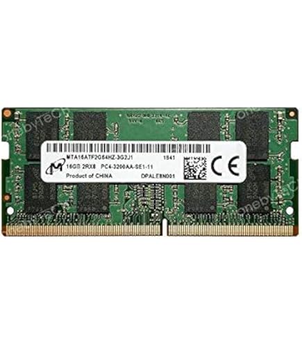 32GB Micron DDR4 Memory Kit – 2x 16GB 3200MHz PC4-25600 SO-DIMM – MTA8ATF2G64HZ-3G2F1