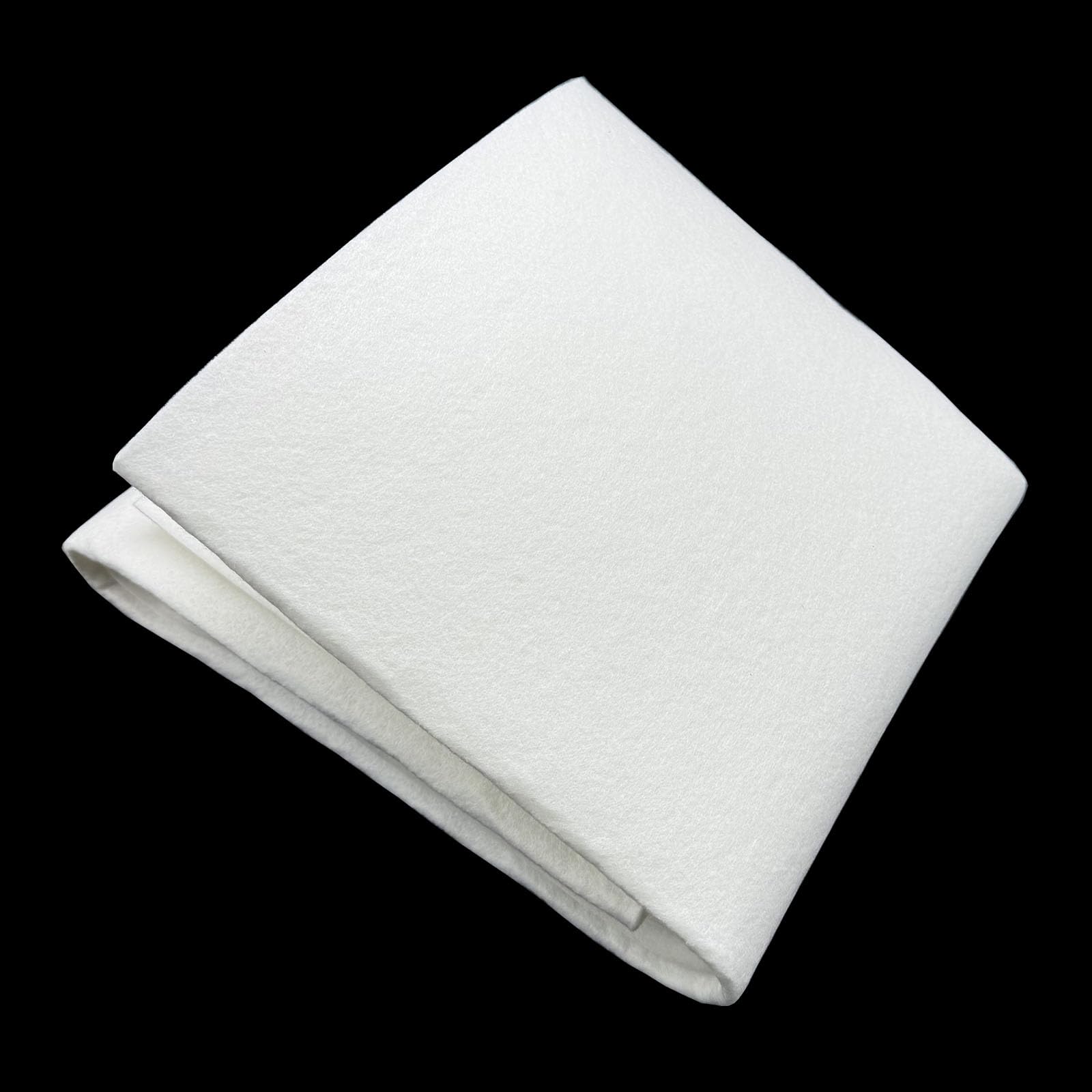 36" Wide Soft Felt Wadding Batting for Craft Quilting,3mm Thick Polyester Wadding Bag Stabilizer (White 3mm)