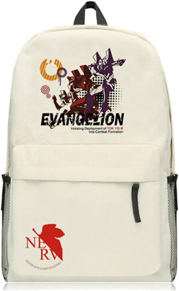 Siawasey Anime EVA Neon Genesis Evangelion Cosplay Bookbag Daypack Laptop College Bag Backpack School Bag