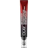 Olay Regenerist Under Eye Cream Roller, Eye Wrinkle Cream, Crows Feet &amp; Bags Treatment, Anti-Wrinkle, Anti-Aging Serum, Fragrance-Free, Hexa-Repair Peptide &amp; Bakuchiol, 0.7oz