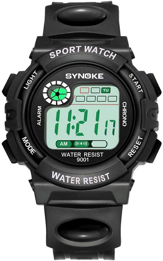 SFE Multi-Function 30M Waterproof Watch LED Digital Double Action Watch