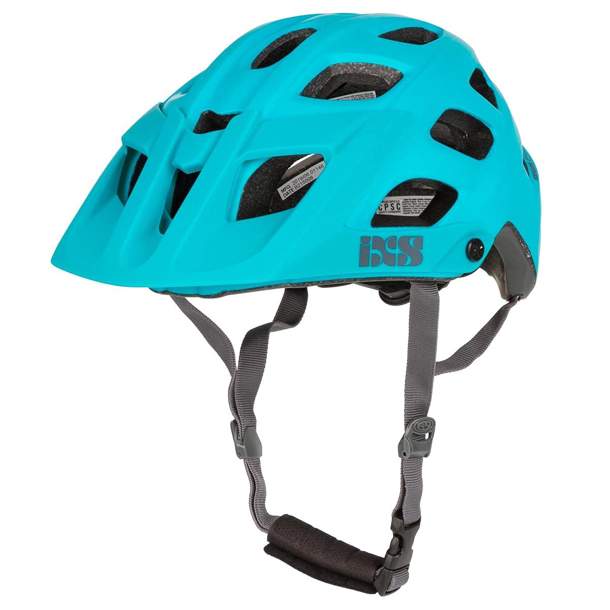 IXS Evo Unisex Adult Trail/All Mountain Mountain Bike Helmet, Lagoon, SM (54-58 cm)