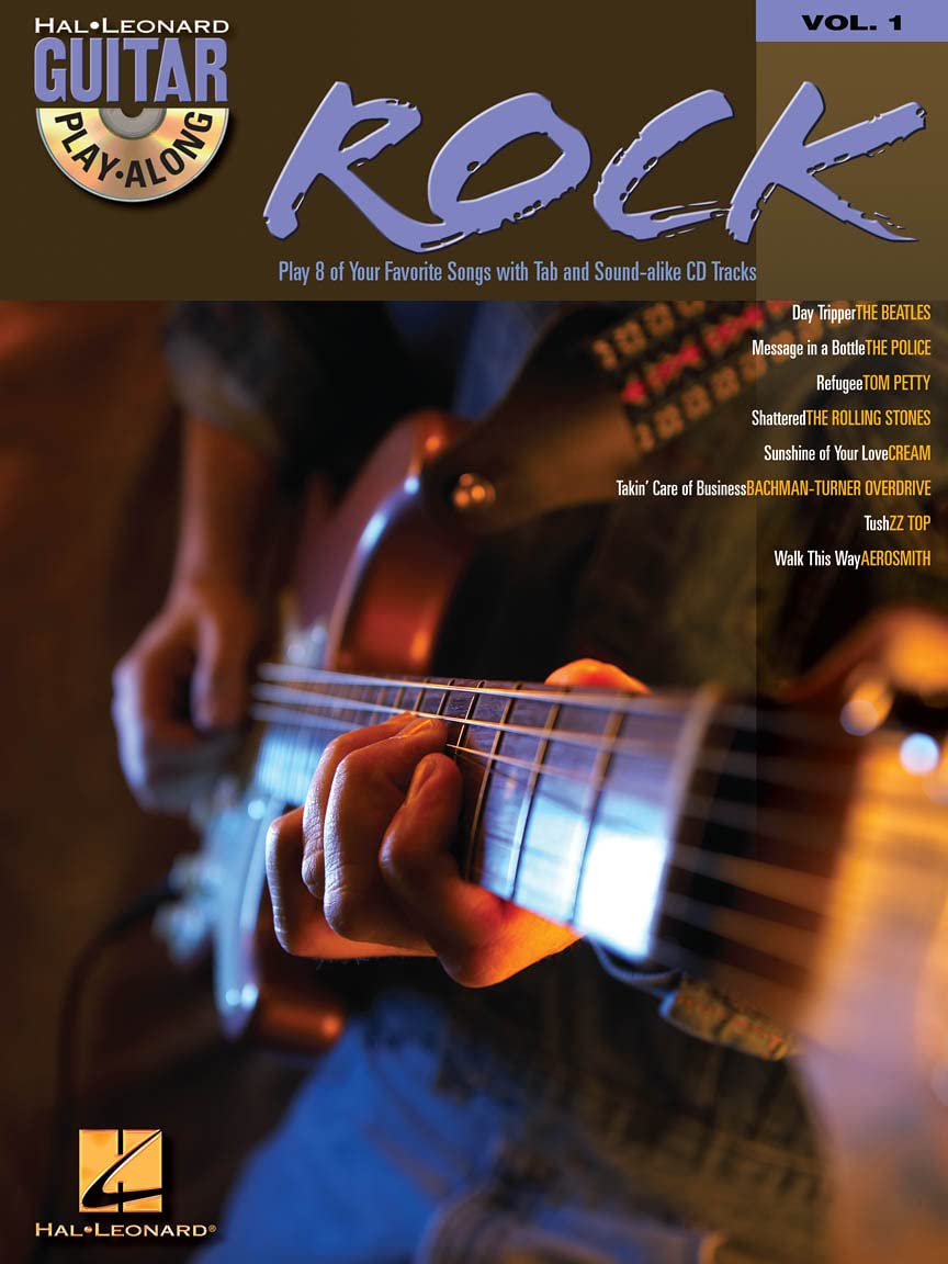 GUITAR PLAY-ALONG VOLUME 1 ROCK TAB GTR BOOK/CD (Hal Leonard Guitar Play-Along)