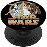 Star Wars Retro Rainbow Group Shot PopSockets Adhesive PopGrip