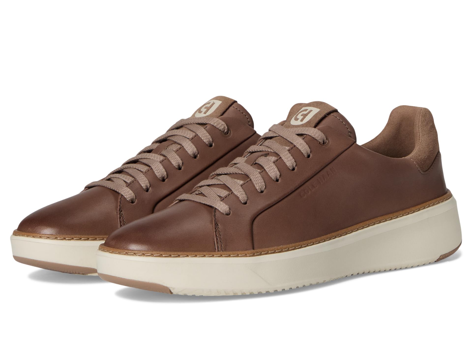 Cole Haan Men's Grandpro Topspin Sneaker Irish Coffee/Silver Birch/Silver Birch 10.5 Wide Image