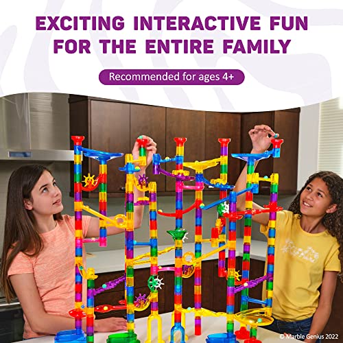 Marble Genius Marble Glow Run Race Track Set Glow in The Dark (300 pcs