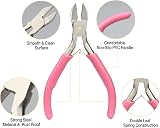 CoKeeSun 5 Pcs Plier Set Jewellery Making Tools Chain Nose Round Nose Diagonal view 4