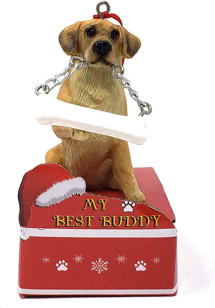 yellow lab christmas