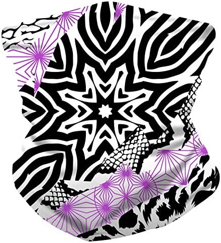Electrik Unicorn Infinity Face Mask Bandana for Festivals, Raves, Dust - Seamless One Size