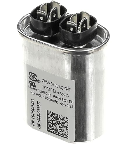 Lennox 22W78 - Capacitor 5 MFD 370 Vac Oval: Amazon.com