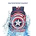 Kids Backpack,Captain America Waterproof Comic School Bag Book Bag for Boys