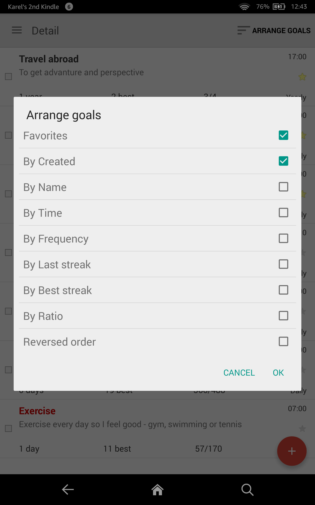 Goal Tracker Habit CalendarAmazon.co.ukAppstore for Android