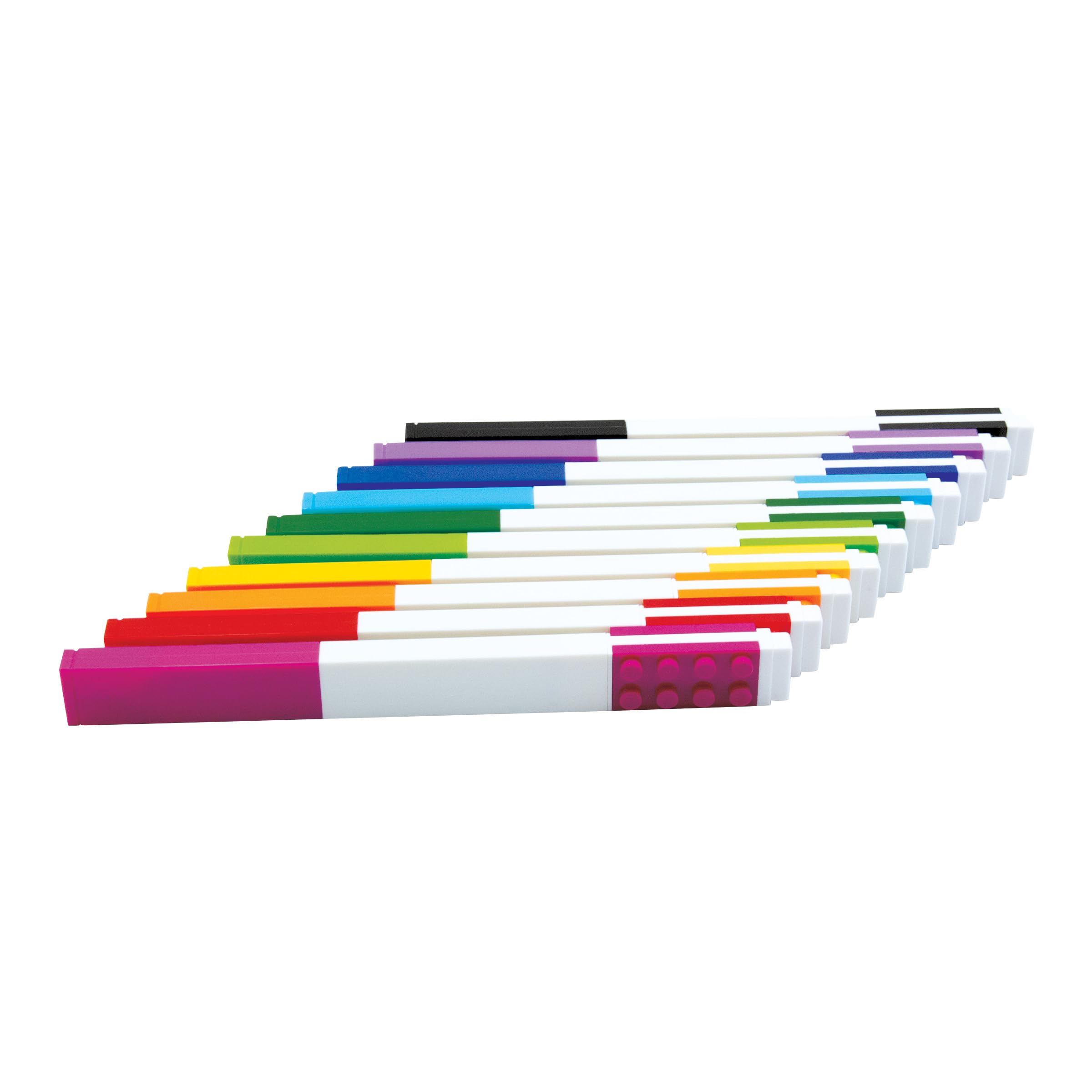 IQ LEGO Marker 10 Pack (53101), Markers For Teachers, Coloring Book Supplies, Back to School Essentials, 6+