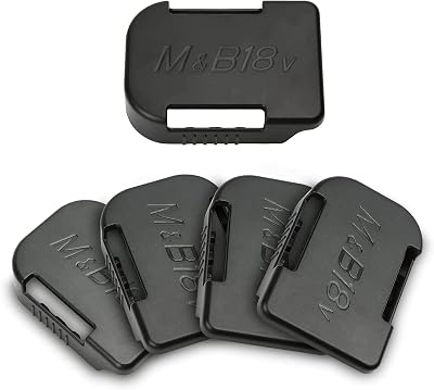 AKKOPOWER Battery Holder for 18V Batteries Black Mount Dock 5 Pack
