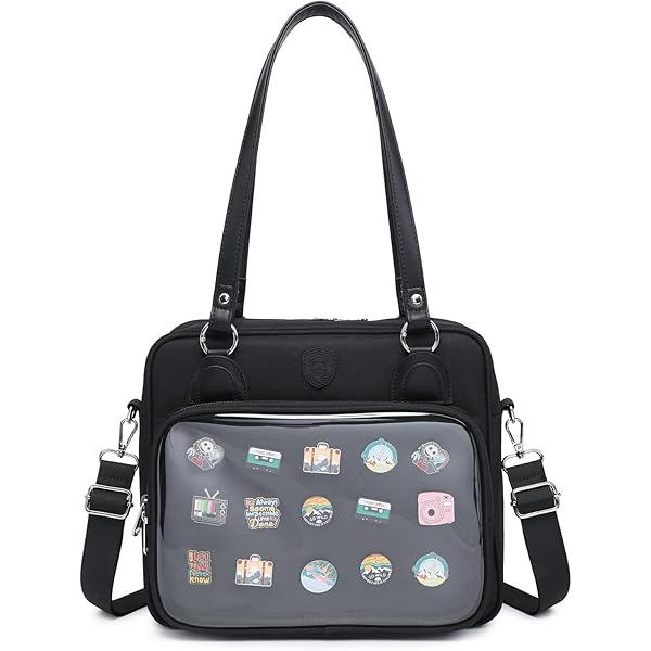 Amazon.com: RAINBOW SMILE Canvas Ita Bag Backpack Crossbody Bag