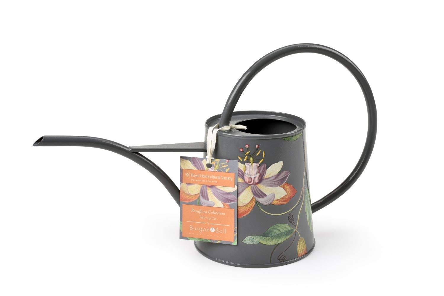 RHS Gifts From Burgon & Ball Indoor Watering Can. Passiflora Design Design