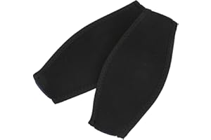 HERCHR 2pcs Neoprene Mask Straps Cover for Diving Swimming Snorkeling Black Goggle Strap Hair Protector Wrap for Men Women Water Sports Safety Protection