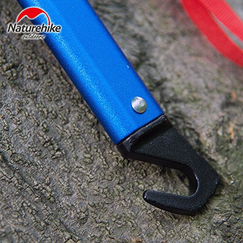Tentock Ultralight Outdoor Aluminium Alloy Multi-function Hammer High-carbon steel Anti-rust Tent Hammer for Camping Accessory(Orange)