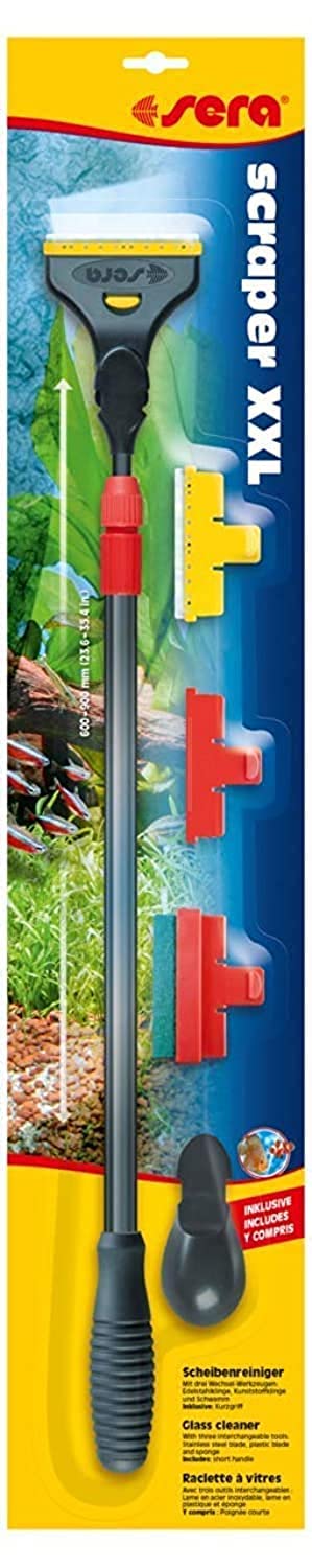 Sera scraper - aquarium windscreen cleaner - a blade cleaner that helps to remove algae and other dirt particles from aquarium panes