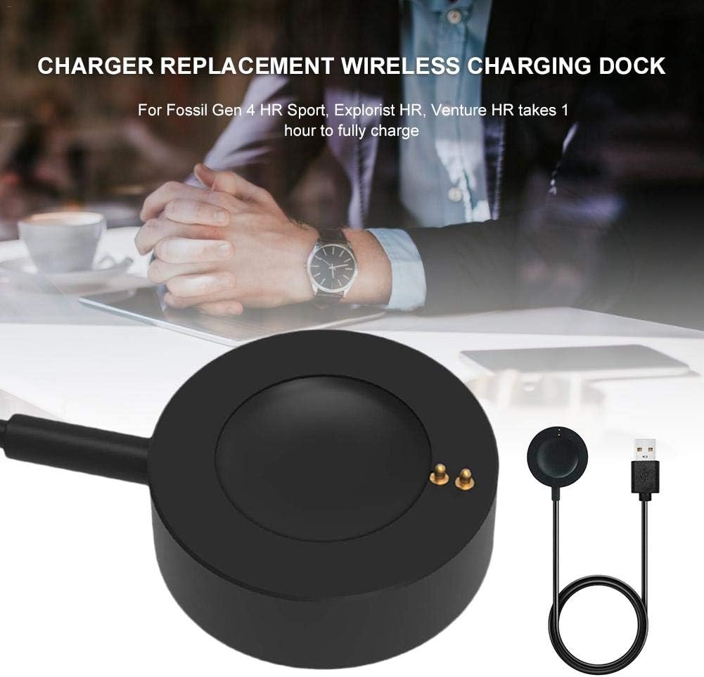 humflour Wireless Charging-Dock Smart Watch Charger Replacement For Fossil Smart Watch Charging Cable