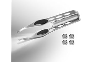 VViViD LED Tweezers Professional Precision Stainless Steel 3 Batteries Included (LR41)
