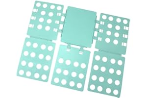 WQQWQQ t shirt folder board adult Shirt Folding Plate, shirt folder, T-Shirt Folder, Clothes Folder, Convenient and Fast, Foldable Tool for Home Storage, (blue) (Cyan)