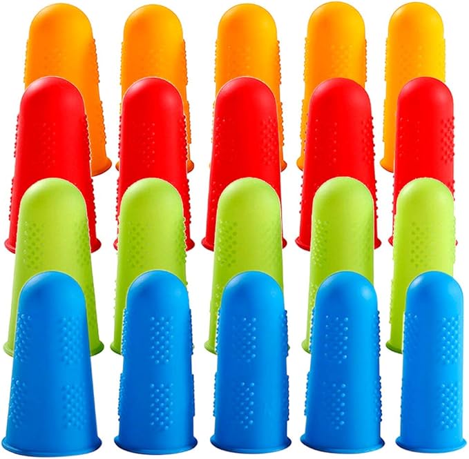 Silicone Finger Protectors, 20 Pcs Finger Protector Hot