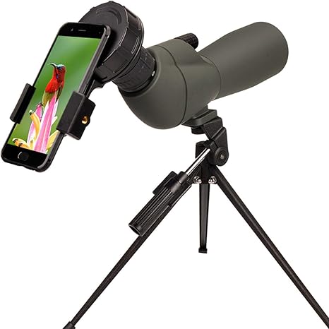 Amazon Solomark 60x60フィールドスコープ スポッティングスコープ 天体観測 バードウォッチング 鳥観察 単眼望遠鏡 三脚と携帯バッグ付き フィールドスコープ 通販