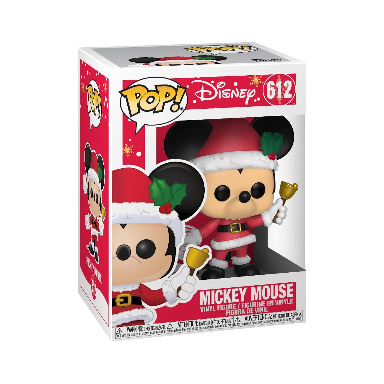 Funko Pop! Vinyl Disney: Holiday - Mickey Mouse - Disney Standard Characters - Collectable Vinyl Figure - Gift Idea - Official Merchandise - Toys for Kids & Adults - TV Fans
