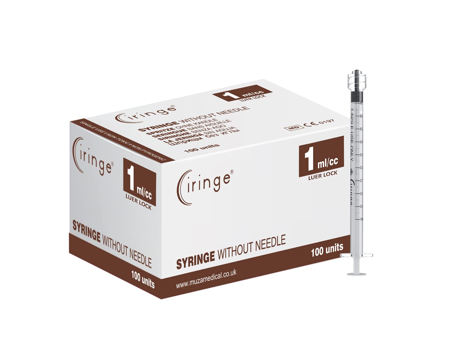Ciringe 1 ml Lock Syringe - Pack of 100