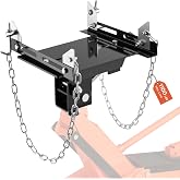 VEVOR Transmission Jack Adapter, 1100 lbs / 0.5 Ton Load Capacity Automotive Transmission Lift Adapter, Heavy-Duty Steel, for Floor Jack with 1-1/5 in Detachable Saddle Shaft, for Garage, Repair Shop