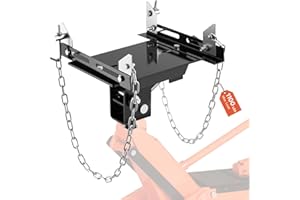 VEVOR Transmission Jack Adapter, 1100 lbs / 0.5 Ton Load Capacity Automotive Transmission Lift Adapter, Heavy-Duty Steel, for