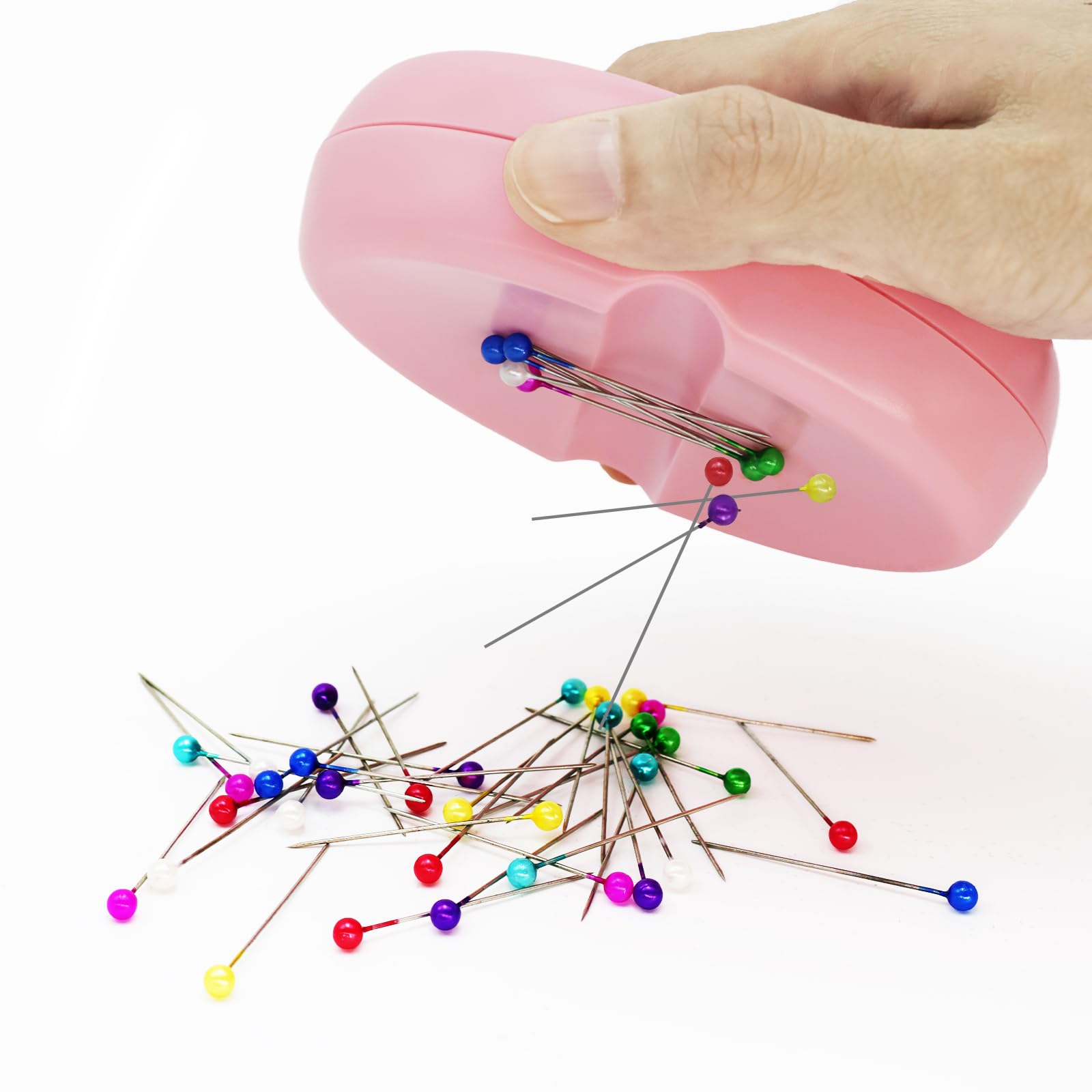 Sizobi Magnetic Pin Holder, Magnetic Pin Cushions for Sewing, Sewing Supplies, Needle Magnetic Quilting Pins Holder Organizer, Bobby Pin Holder, Paper Clip Holder(Sewing pins not Included)