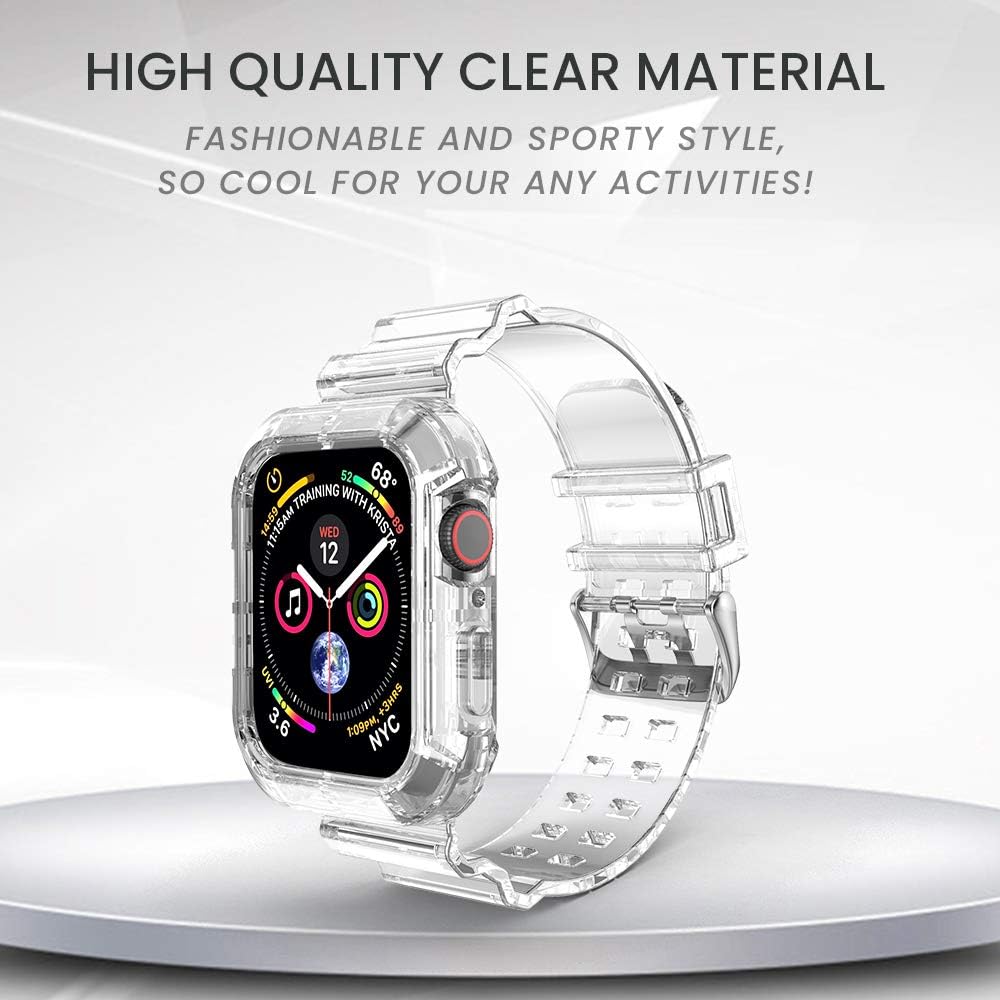 NotoCity Apple Strap Compatible with Apple Watch Series 8/7/6/5/4/3/SE with Bumper Case - Image 4