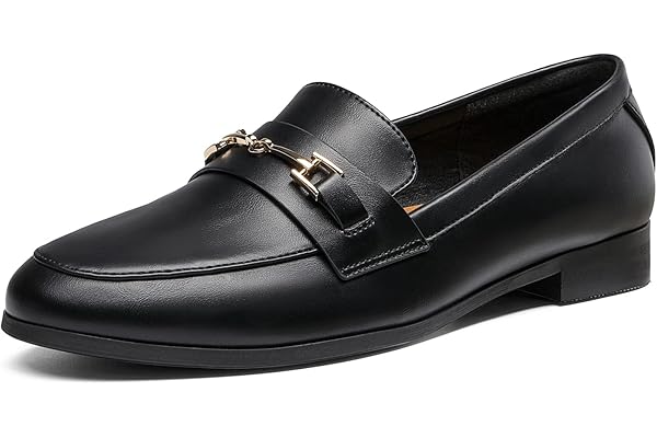 DREAM PAIRS Women Penny Loafers Flats Dress Shoes | Slip On,Comfortable,Lightweight,Horsebit,Non-Slip,Office,Business,Casual,