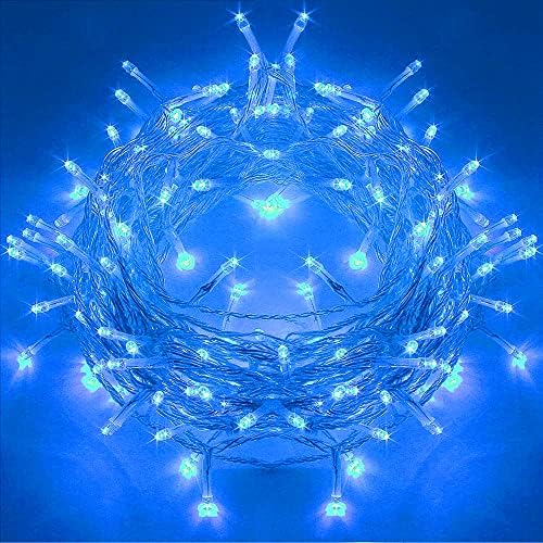 Twinkle Star 200 LED String Lights,66ft Plug in String Lights 8 Modes