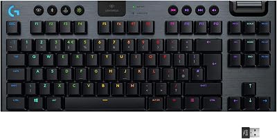 Logitech G G915 TKL Wireless Mechanical Keyboard UK Layout Black